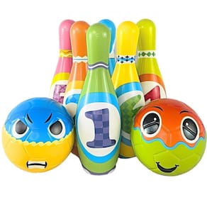 Brinquedo Bolihe 6 Pinos 2 Bolas Macio Divertido - Castela