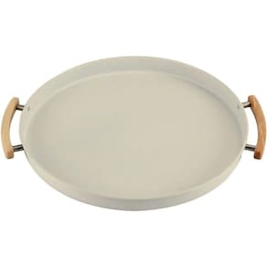 Bandeja com Alças Sense 41,5 x 37 x 3cm - Bege