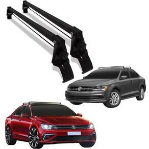 Rack De Teto Vw Jetta 2012 A 2018 - Fixado Entre Portas