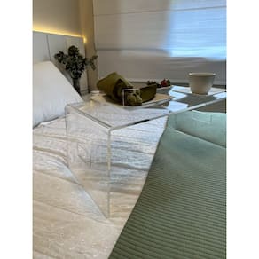 Bandeja Café da Manhã em acrílico / Suporte Notebook com alça