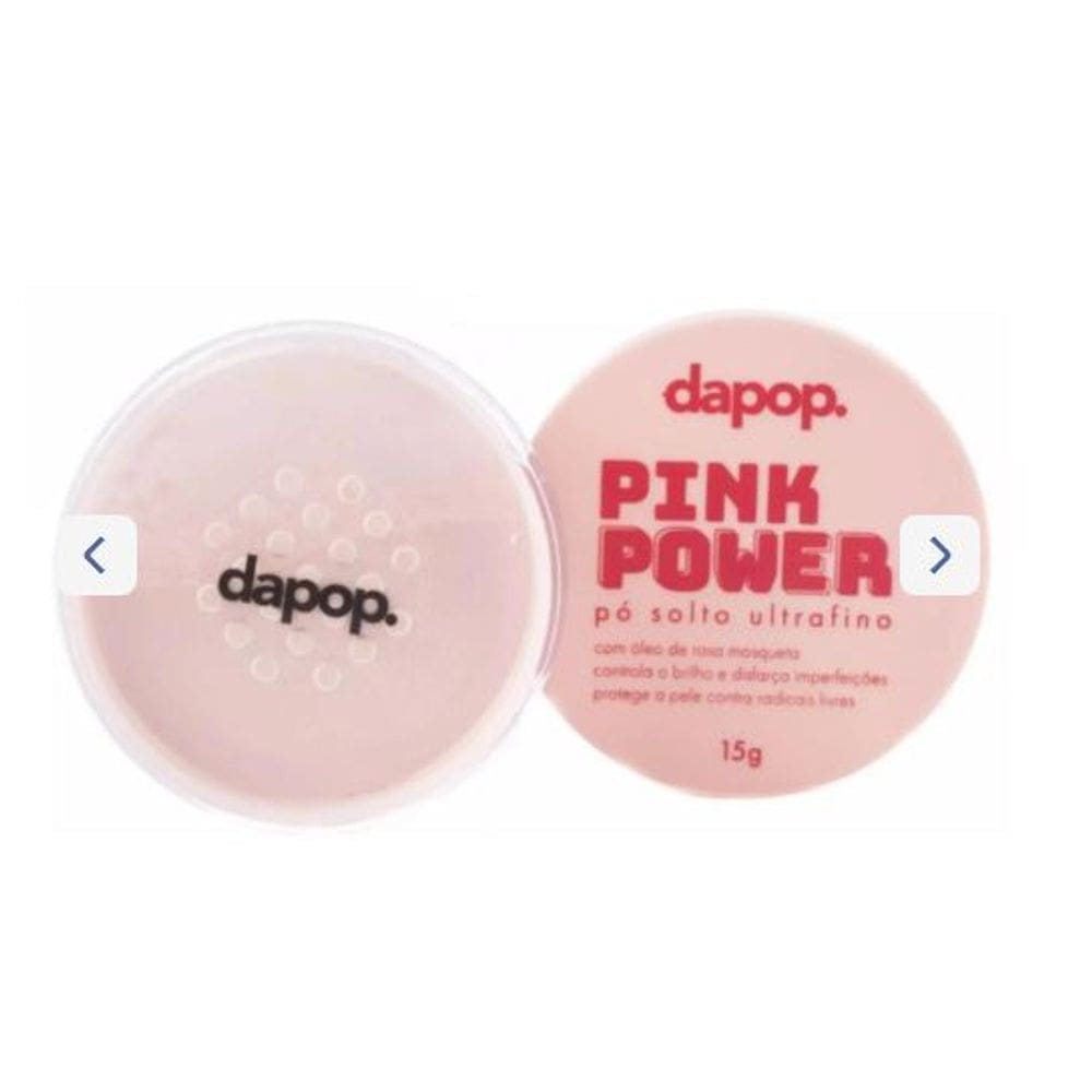 Dapop Pink Powder - Pó Solto Ultrafino 15g