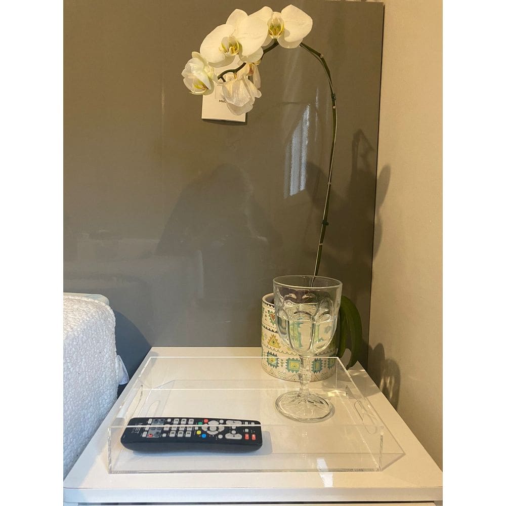 Bandeja de Acrílico com Alça