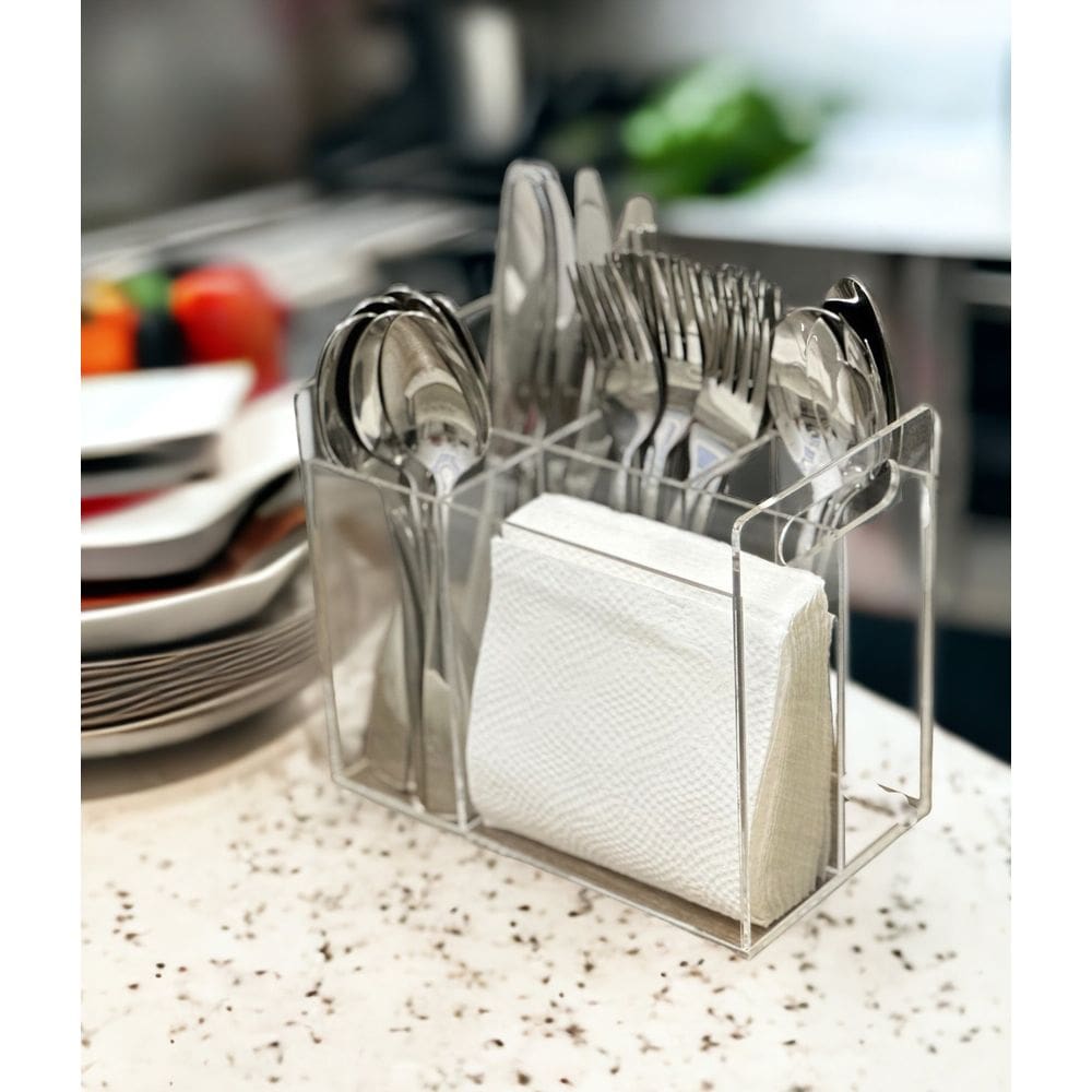 Porta Talheres em Acrilico