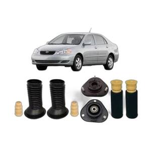4 Kit Batente Coxim Dianteiro Traseiro Corolla 2003 2004
