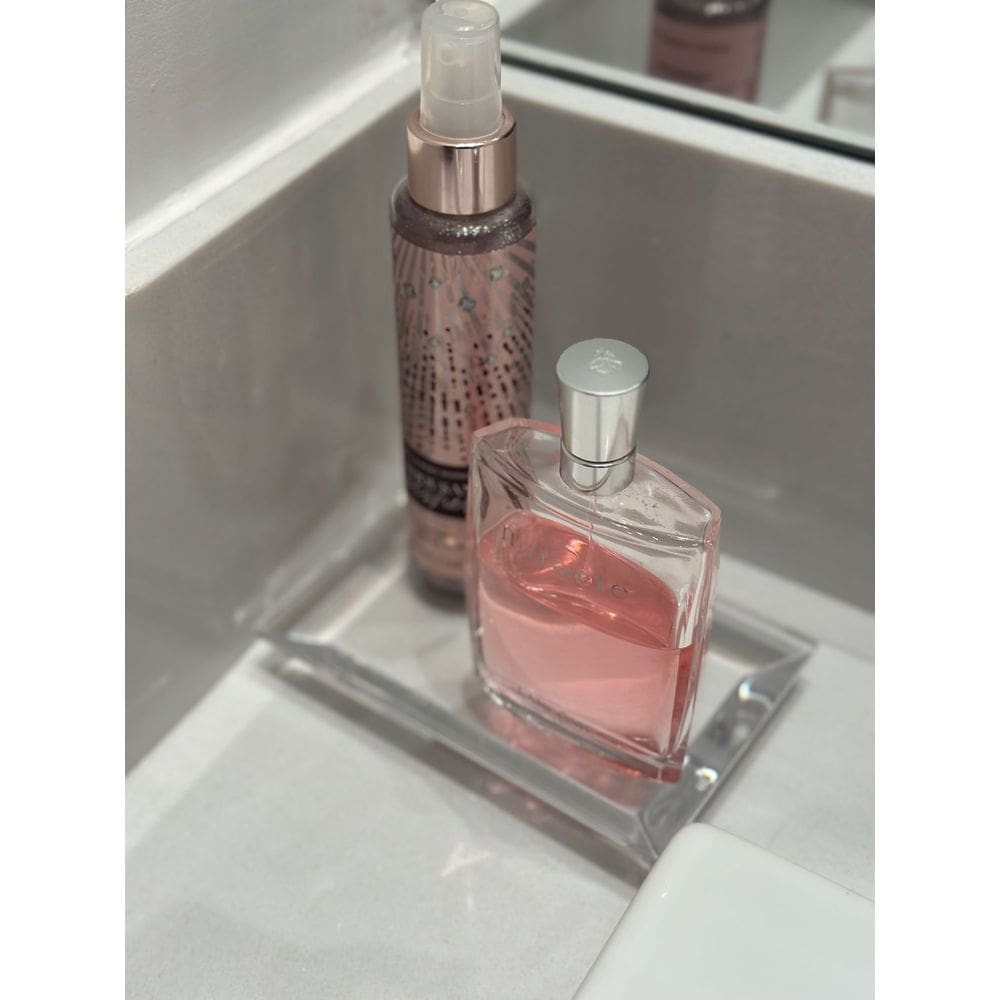 Mini Bandeja Diamantada em Acrílico