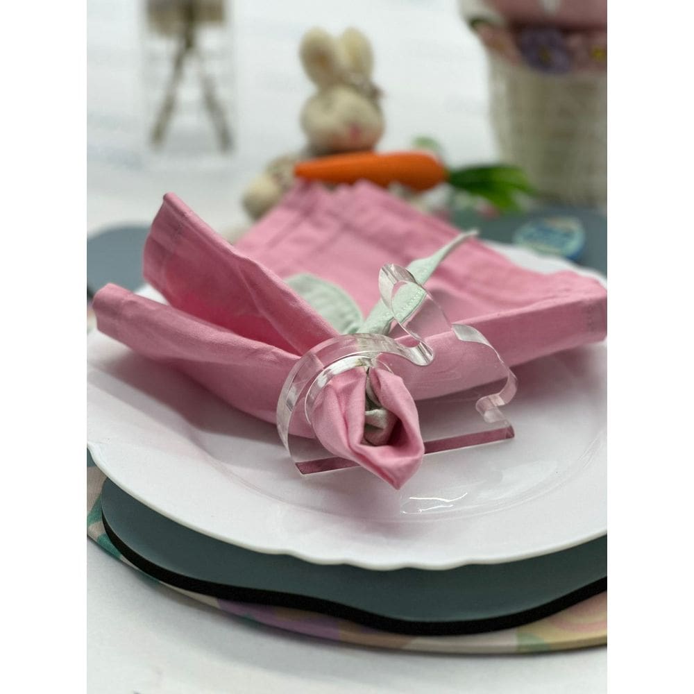 Porta Guardanapos de Acrílico em formato de Coelho