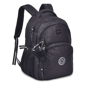 Mochila Bolso Anti Furto 17" Escola Fem Rebecca Bonbon Preta