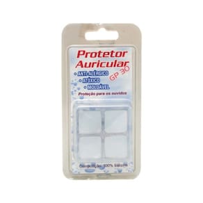 Protetor Ouvido Silicone com 2 Pares