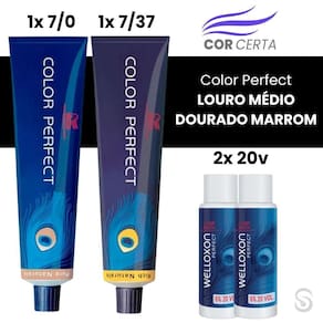 Color Perfect Louro Médio Dourado Marrom