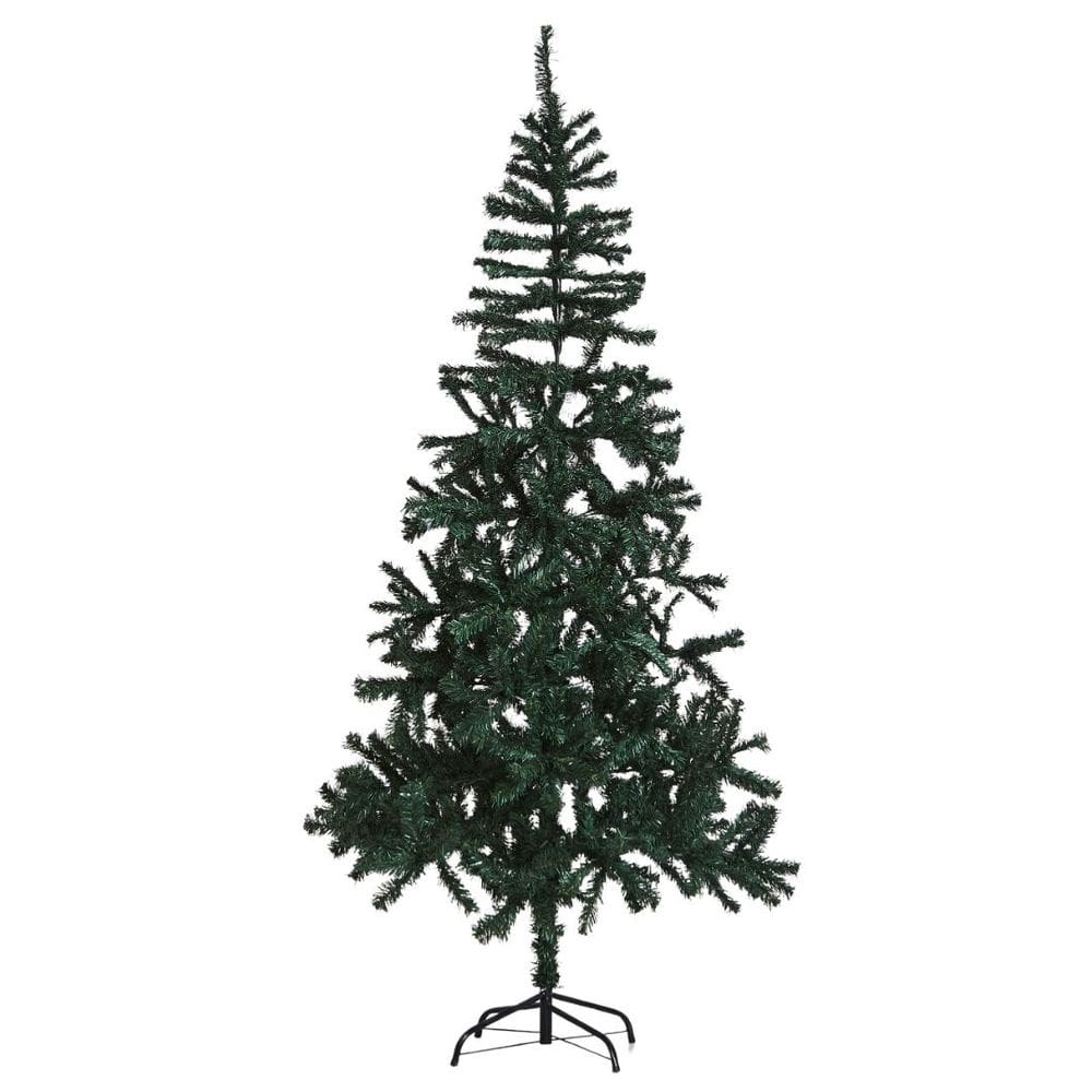 Árvore de Natal Pinheiro Verde Prime Tradicional 800 Galhos 2,40m Pés de Ferro - Bela Flor