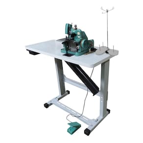 Máquina De Costura Overlock Semi Industrial Gn-1 Com Mesa