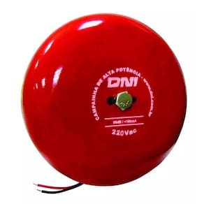 Campainha DNI 6350 Tipo Gongo Fio 127V/220V - Potente