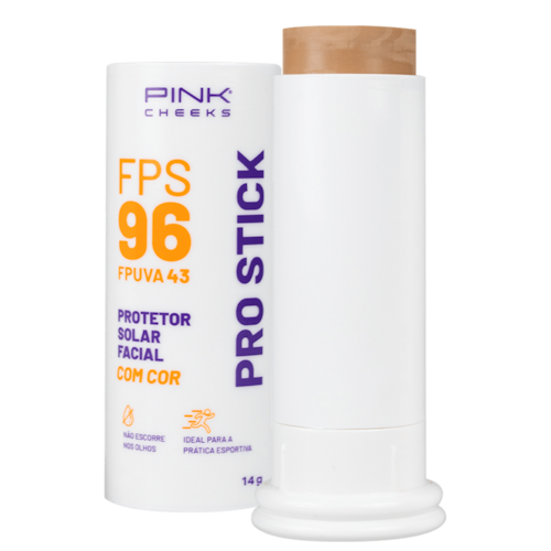 imagem-Pink Cheeks Pro Stick FPS96 Pro15 - Protetor Solar em Bastão com Cor 14g