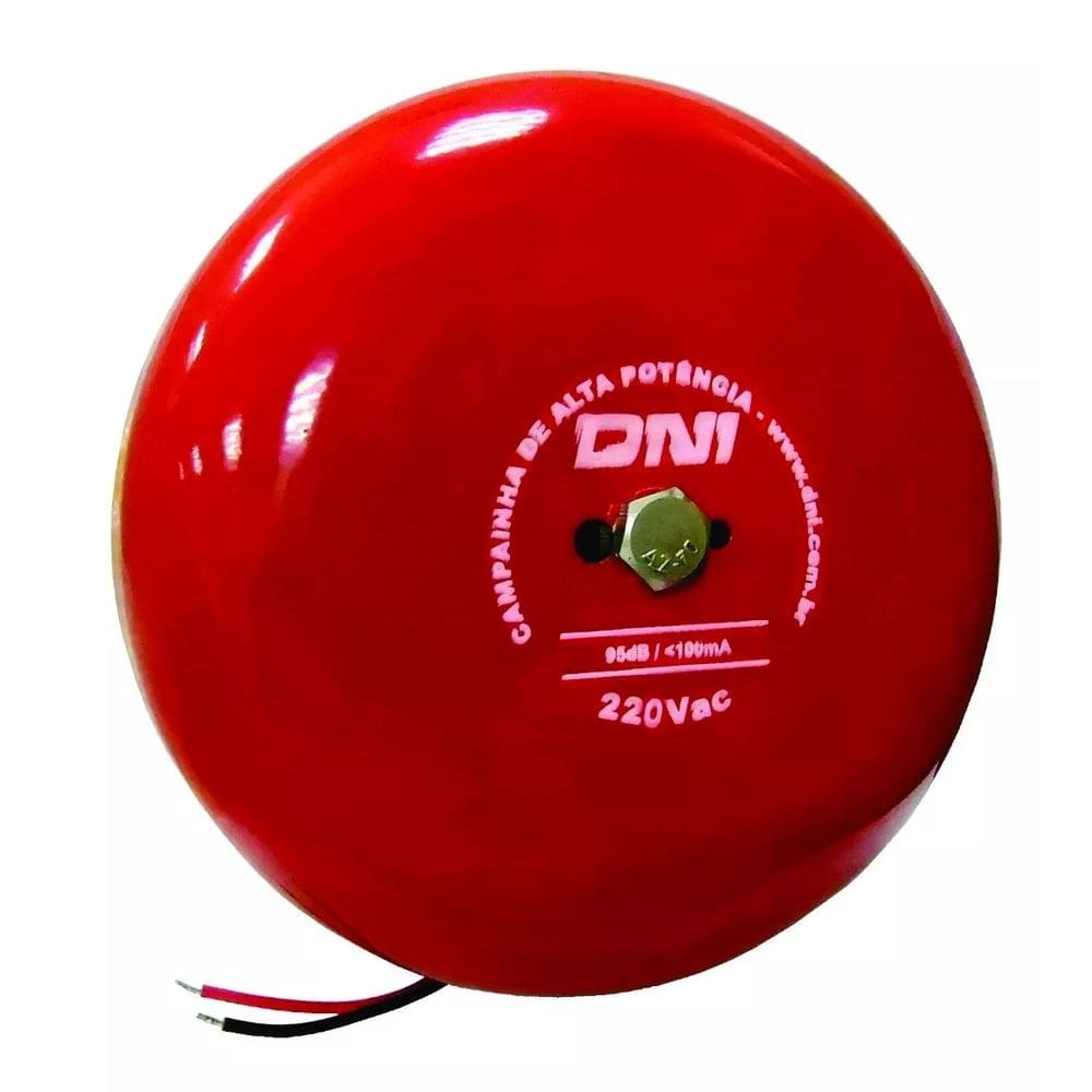 Campainha DNI 6350 Tipo Gongo Fio 127V/220V - Potente