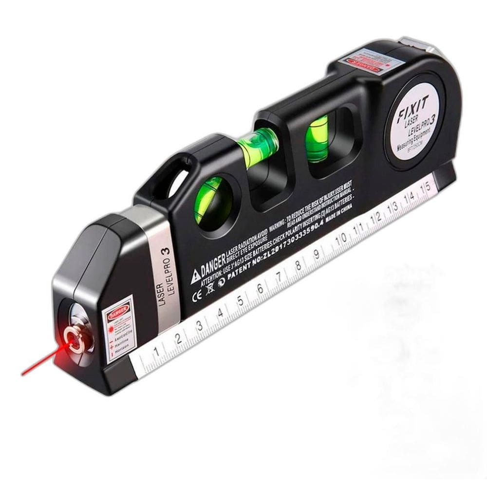 Nivel Laser Bolha Trena Prumo Régua Nivel A Laser Multi Fun