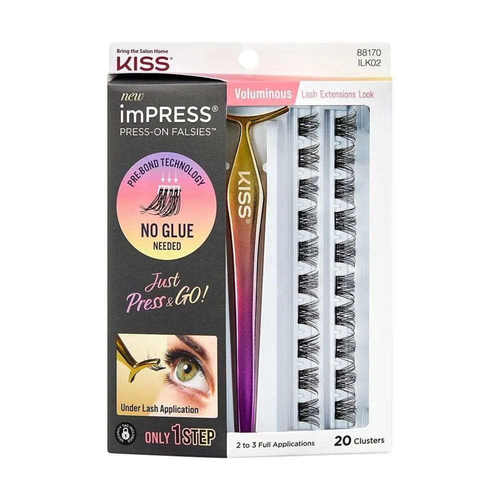 Kit Kiss New York ImPRESS Press-on Falsies Voluminous (2 Produtos)