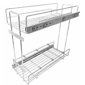Porta Latas/Óleos R1 200 Lateral Inox Trilhos 200X425X450Mm