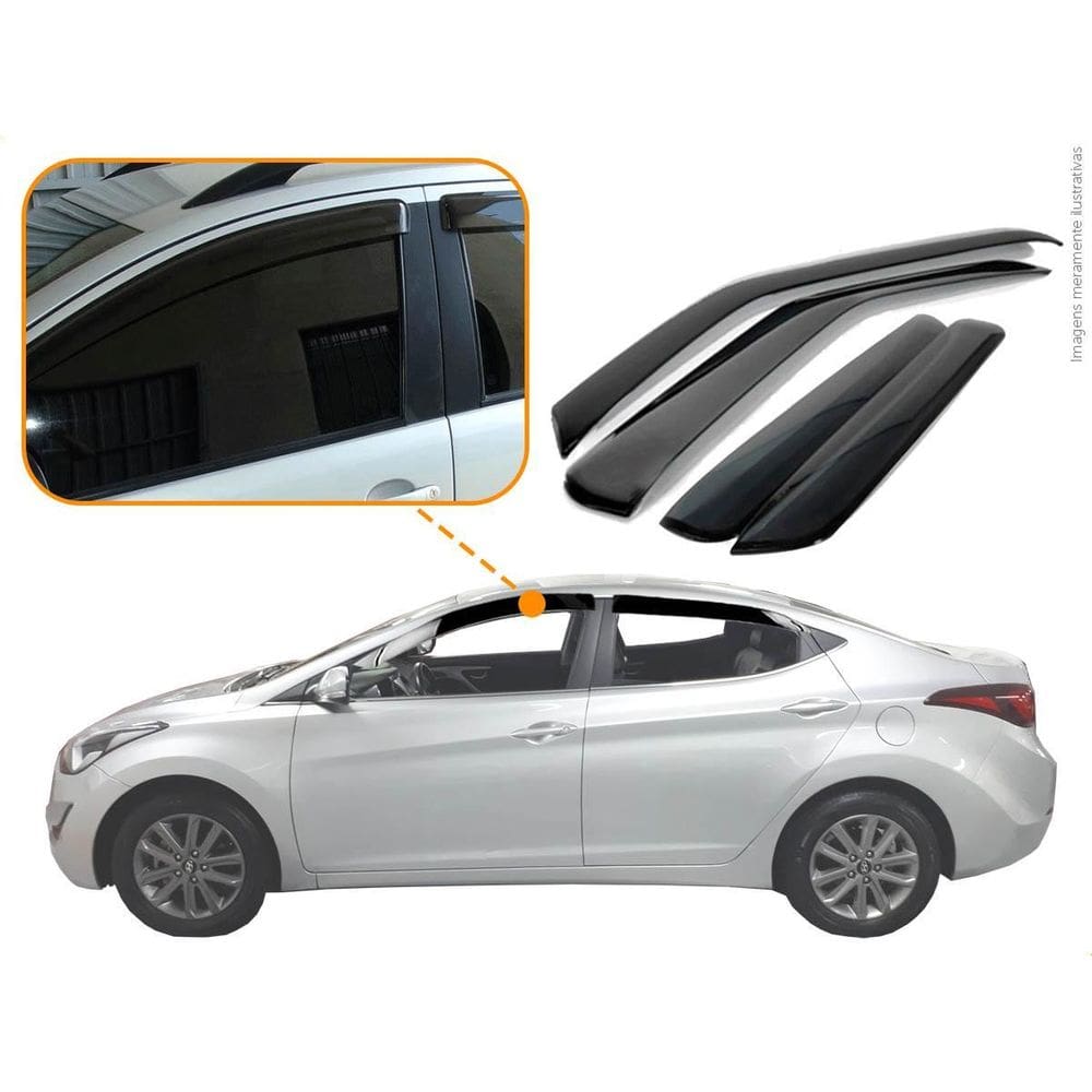 Calha De Chuva Ecoflex Elantra 2012