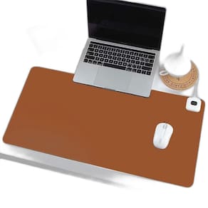 Deskpad Couro Gamer Escritório Mesa Decoração 160X30