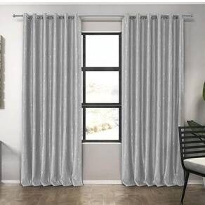 Cortina Sala / Quarto Blackout Eva 2,0 X 1,7 - Adomes Gelo