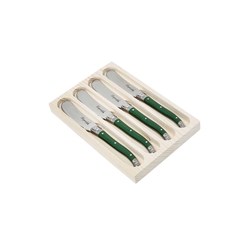 Conjunto Facas Laguiole LA TOUR Luxo Aço Inox Verde