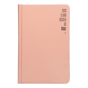 Bíblia Slim Nvi, Capa Dura Rosa, Luxo, Esta É Uma História De Amor
