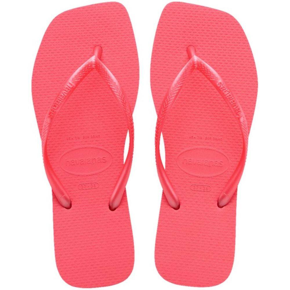 Chinelo Havaianas Slim Square Feminino - Coral - 39 - Coral