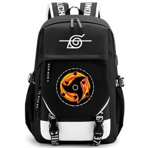 Mochila Huoying Naruto Flame Logo de grande capacidade