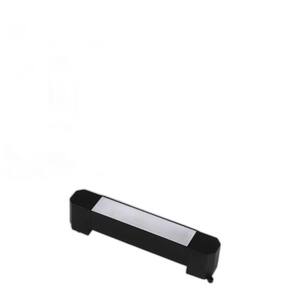 Luminária Preta Luz Difusa Linear 10W De 20Cm Para Trilho