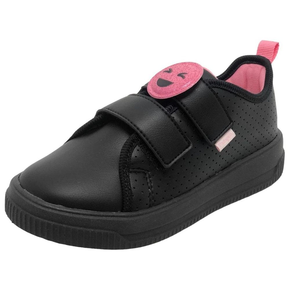 Tenis Infantil Menina Conforto Slip On Emoji Pampili Up