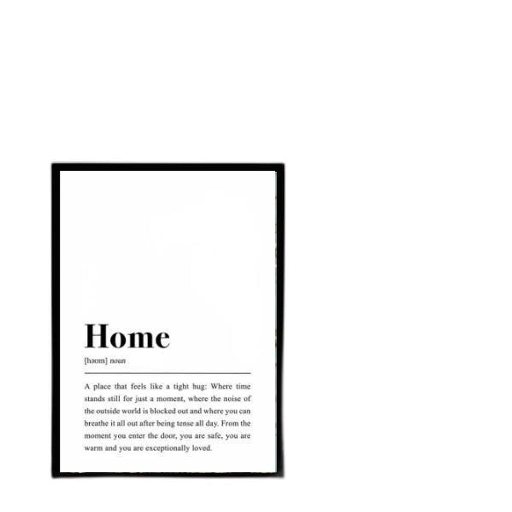 Quadro Definição Home 33X24Cm