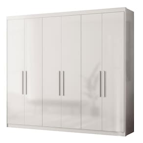 Guarda Roupa Venice 6 Portas, 4 Gavetas e 4 Cabideiros - Demóbile
