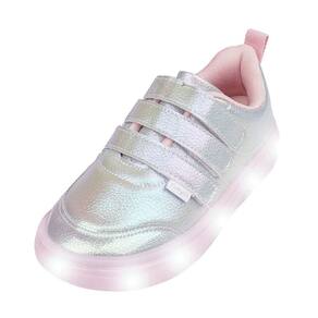 Tenis Infantil Menina Sneaker Holográfico Slip On Pampili