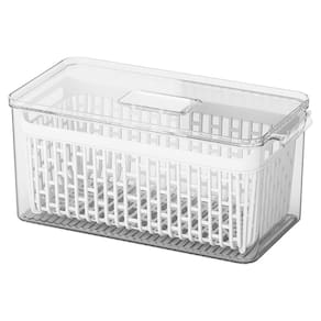 Organizador de Geladeira Dry Coza 6 Litros 32,5x16,5x15 cm com Cesto