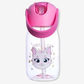 Garrafa Flip Infantil Eu Amo Gatos - Zonacriativa