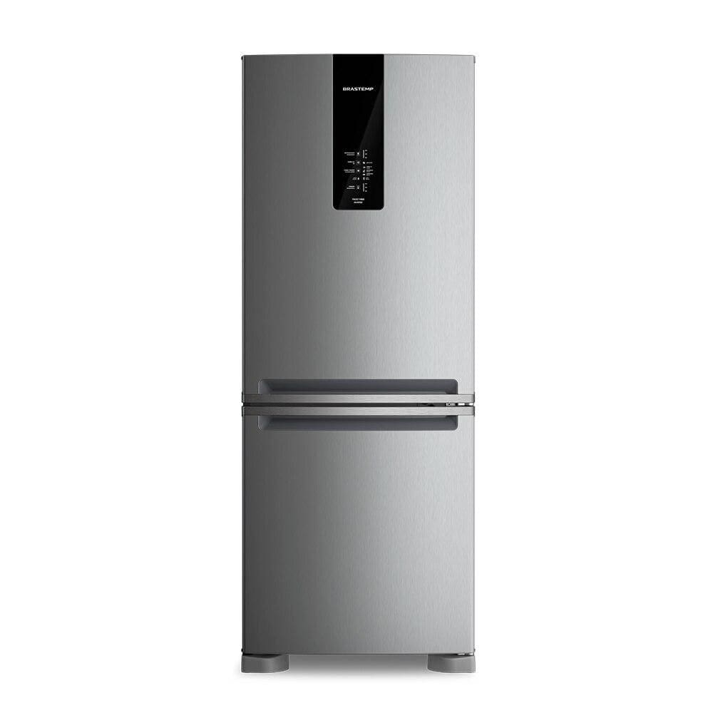 Geladeira Brastemp 447 Litros Frost Free Smart Flow Inverse Inox BRE57FK 220V