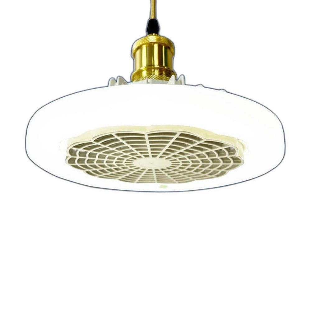 Ventilador De Teto Com Luz Led Ajustável E Controle E27