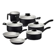 Jogo Panelas Tramontina Linz Starflon Max Preto 7 Peças