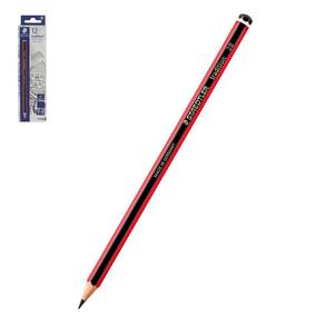 Lápis Preto 3B Staedtler Sextavado Tradition 12 Unidades