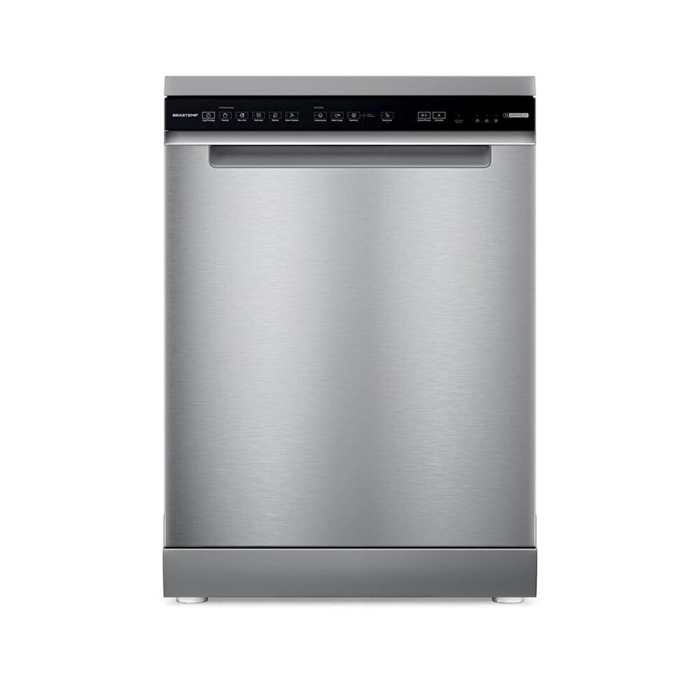 Lava-Louças Brastemp 15 Serviços Smart Sensor Inox BLF61AR 110V