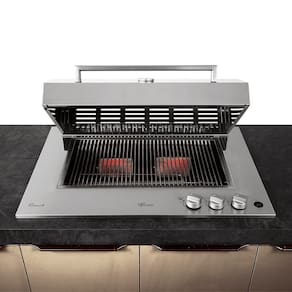 Churrasqueira a Gás Cooktop Fischer Ranch com Tampa Bivolt
