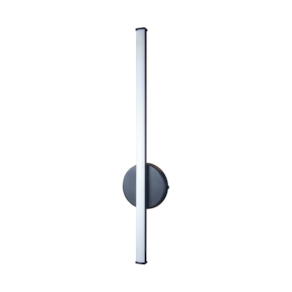 Arandela de Parede Linha Reta Traço 50cm LED 3000k - Preta