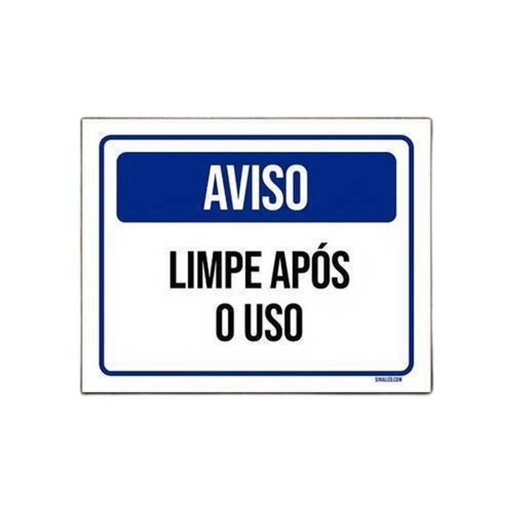 Placa De Sinalização - Aviso Mantenha Distância 36X46