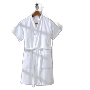 Roupão Dohler Fiore Velour Adulto Branco M 100% Algodão