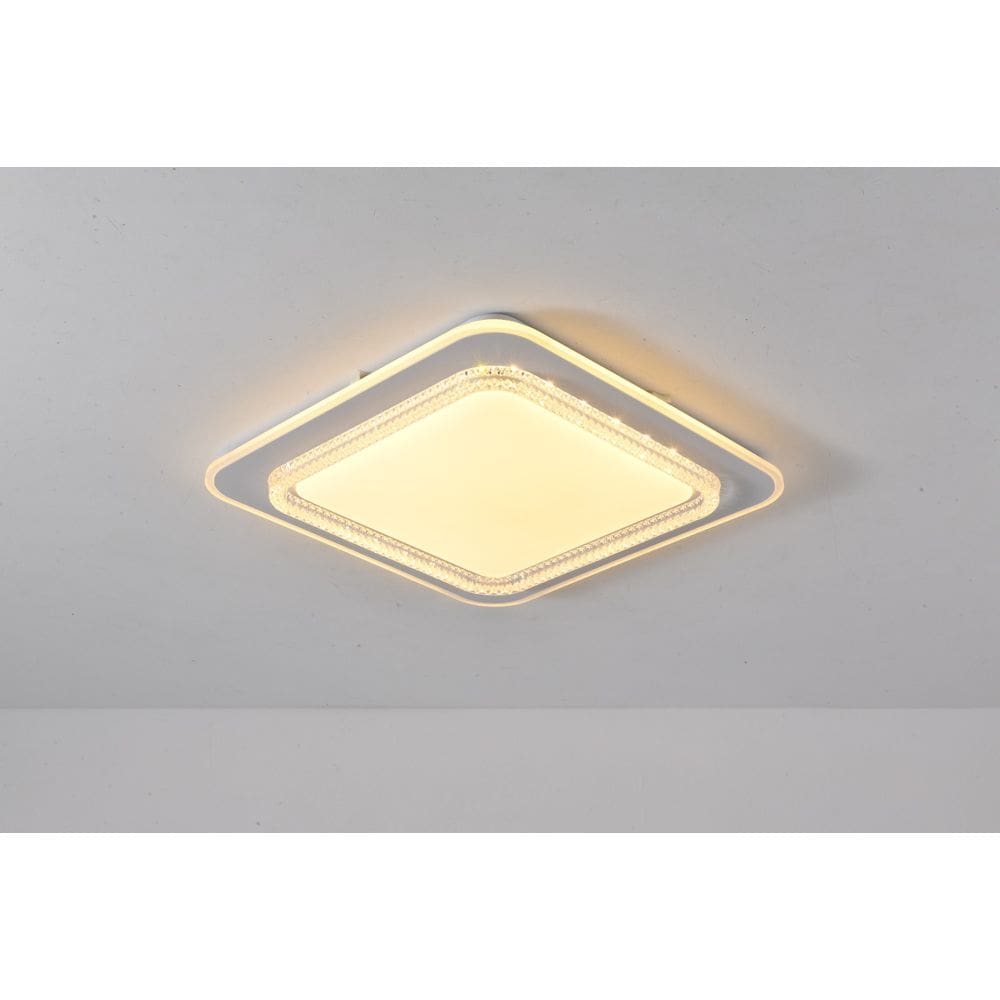PLAFON QUEENSTOWN MODERNO LED QUADRADO 50x50 3000K