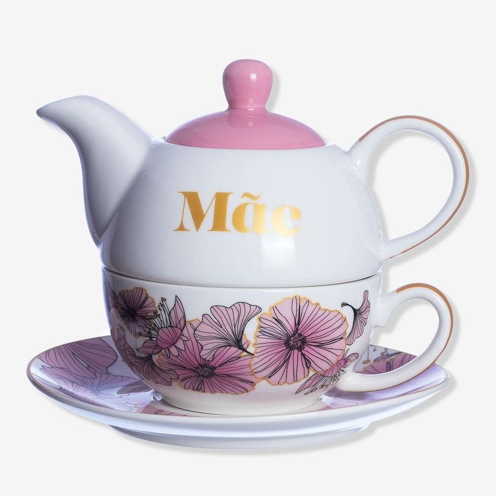 Bule 2 Em 1 Mãe Floral - Zonacriativa