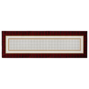 Toalha Caminho de Mesa Natalino Elegancia Festiva 530054 43x141cm Belchior