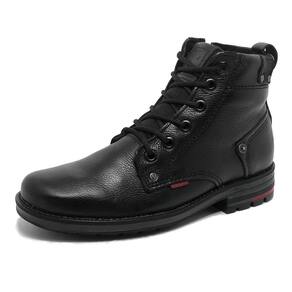 Bota Coturno Masculina Conforto em Couro Pegada