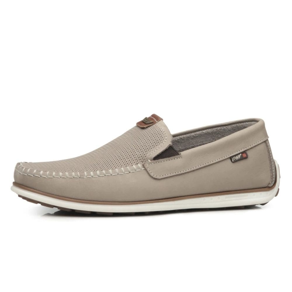 Sapato Mocassim Masculino Conforto Moderno Couro Pegada