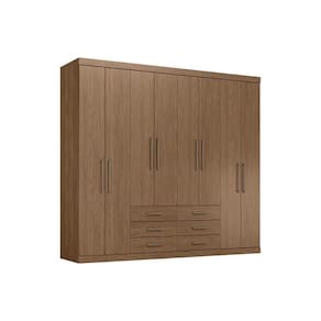Guarda Roupa Casal 8 Portas e 6 Gavetas Master 8.6 Jatobá - Santos Andirá